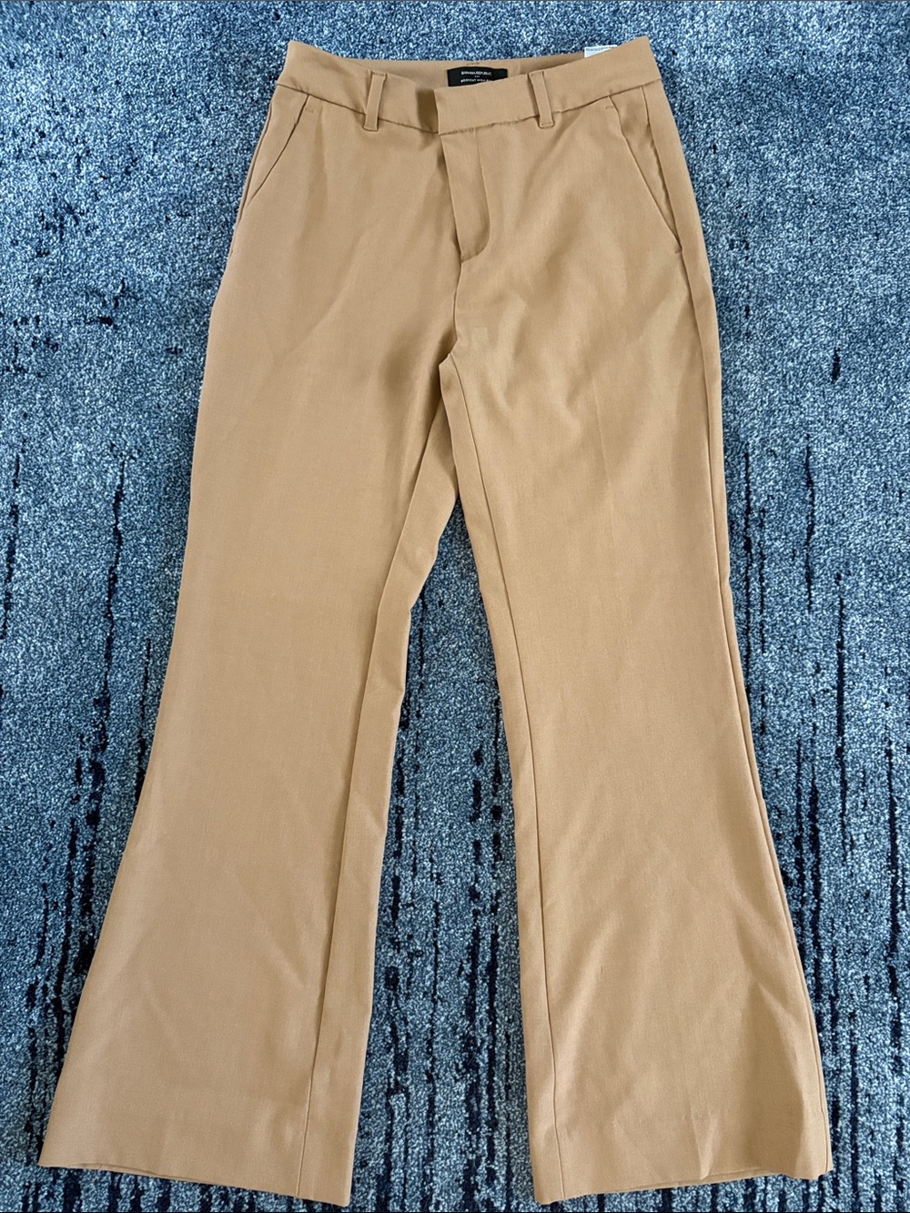 Banana Republic Tan Bootcut High-Rise Pants